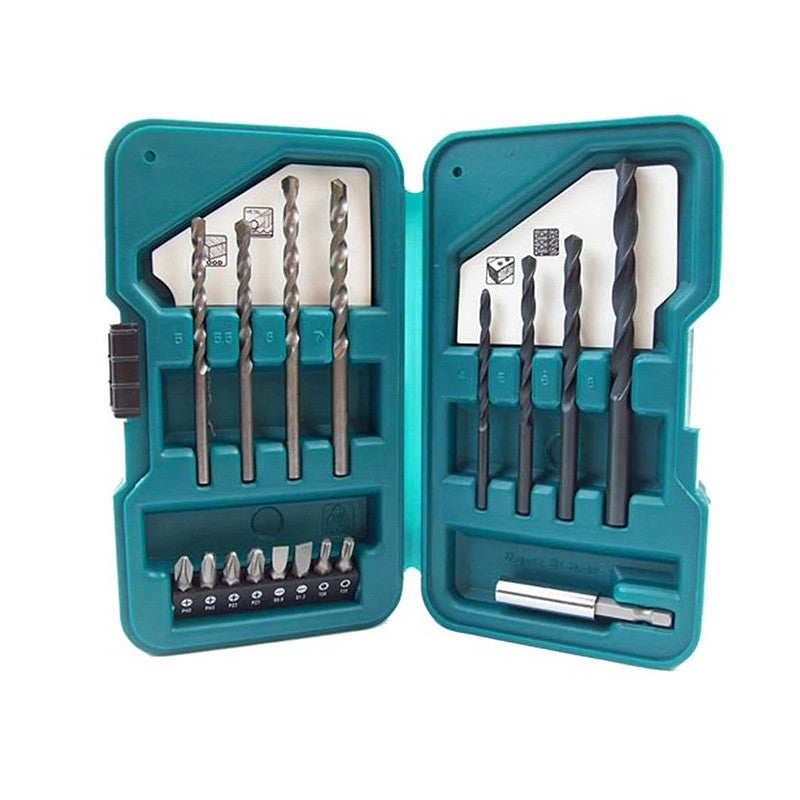 Ensemble de 17 forets et mèches MAKITA D-45858