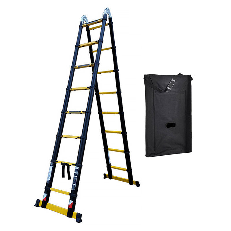 Escabeau télescopique WOERTHER Grafitek ES-440DB-G-B - 2,2m à 4,4m - avec housse