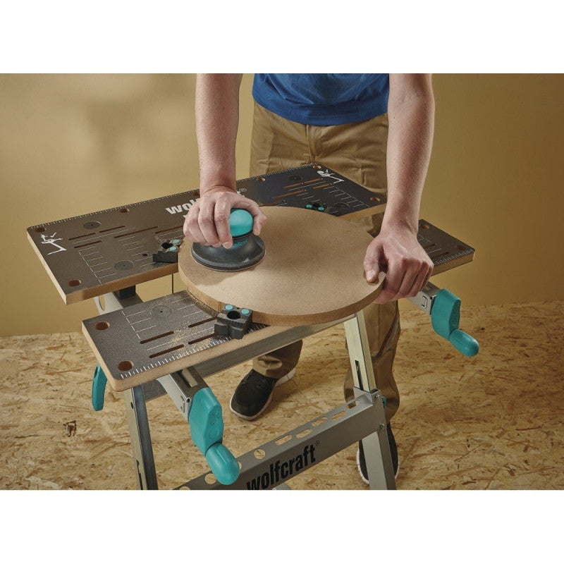 Etabli WOLFCRAFT MASTER 700 2 en 1 serrage & support machine