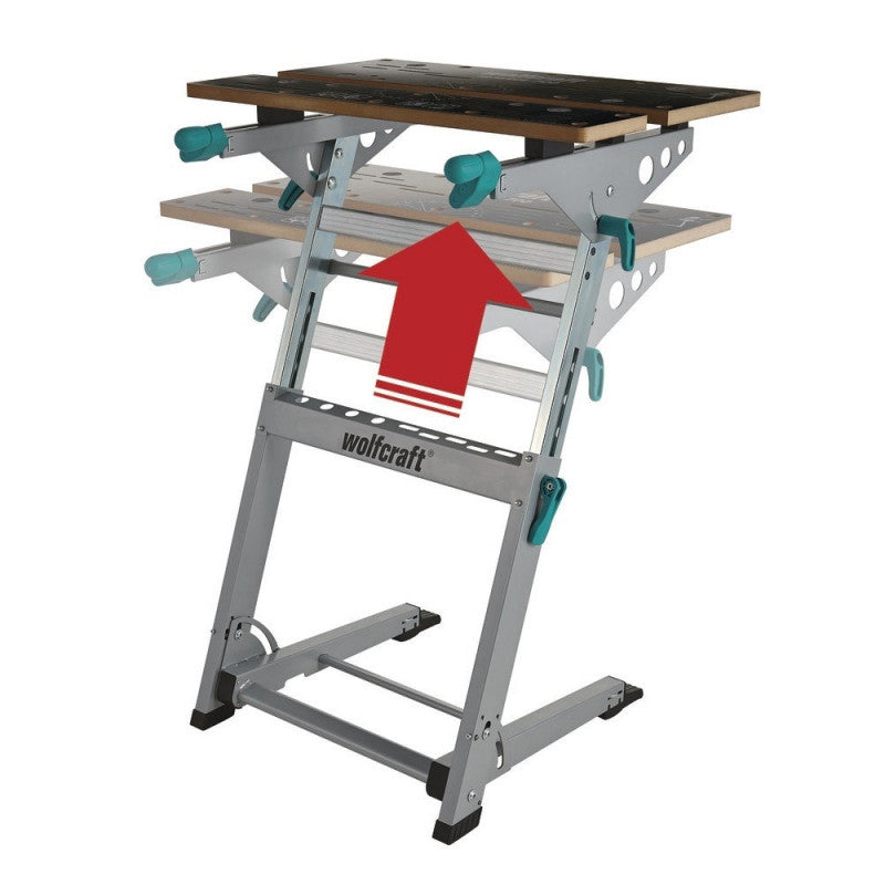 Etabli WOLFCRAFT MASTER 700 2 en 1 serrage & support machine