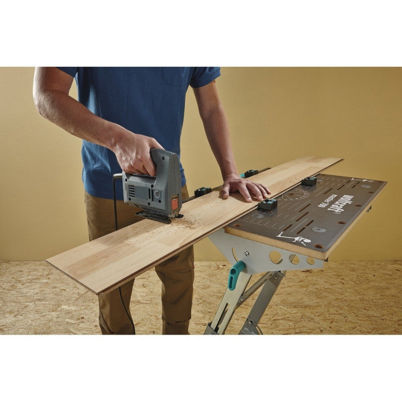 Etabli WOLFCRAFT MASTER 700 2 en 1 serrage & support machine