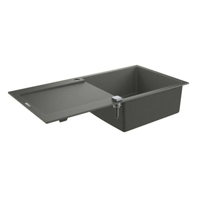 Évier K500 GROHE 31645AT0 1 bac + 1 égouttoir - gris granite