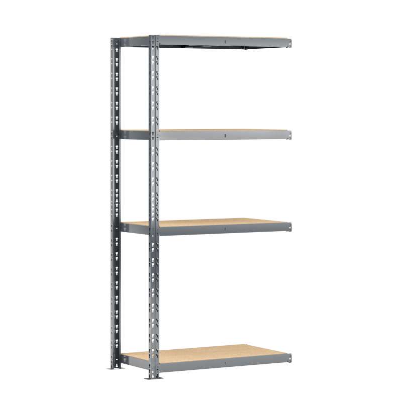 Extension étagère charge lourde MODULÖ STORAGE avec 4 plateaux de 100 cm de long (SYSTÈME EXTENSION)