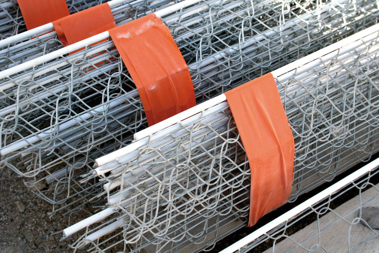 3M™ P489R - PVC Souple Adhésif Tous Travaux Qualité Supérieur 33x48mm Orange 33m x 48mm