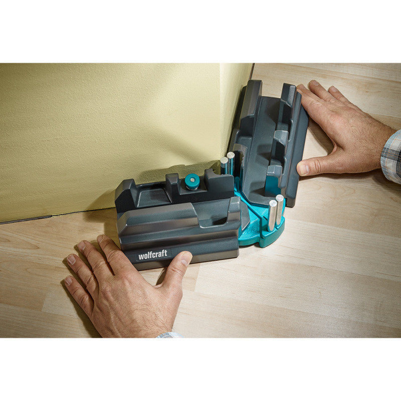 Fausse équerre & boîte à onglet WOLFCRAFT 6948200 100 mm