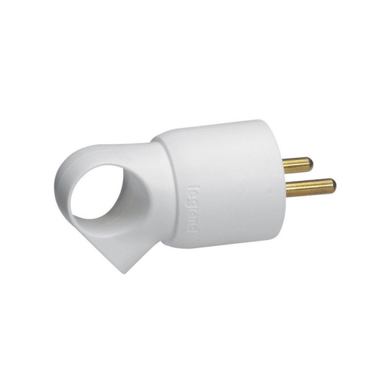 Fiche 2P+T - 16A + anneau - blanc LEGRAND