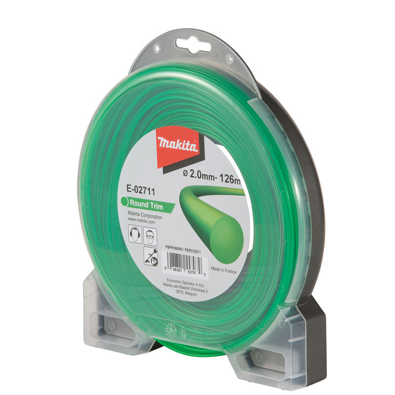 Fil de coupe Vert 2mm x 126m rond MAKITA E-02711