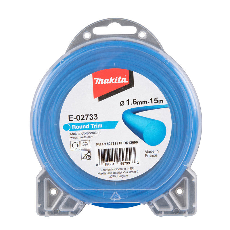 Fil nylon rond Ø1.6 pour débroussailleuse MAKITA E-02733