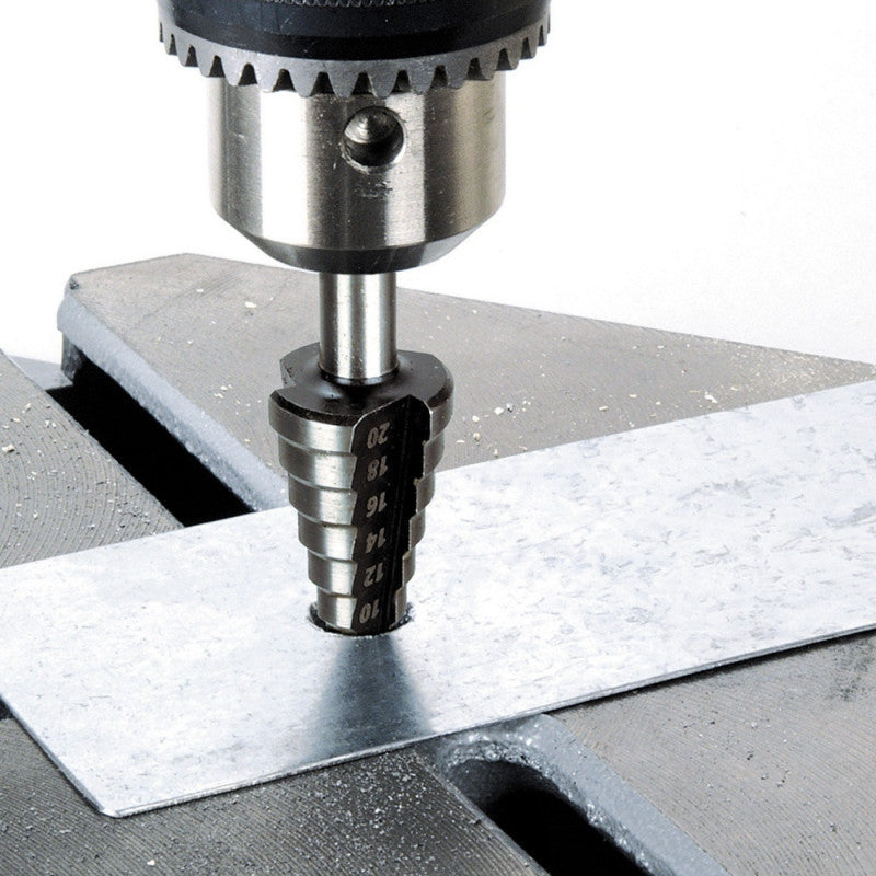 Foret étagé HSS WOLFCRAFT 2585000 Øde 8 à 35 mm - queue Ø10 mm