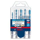 Forets polyvalents BOSCH 2608900585 HEX-9 Multi Construction, set de 5 pièces