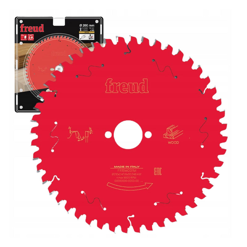 Lame FREUD bois pour scie circulaire alésage 30