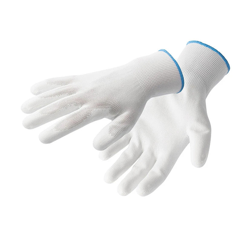 Gants de protection HOEGERT - revetement polyurethane blanc