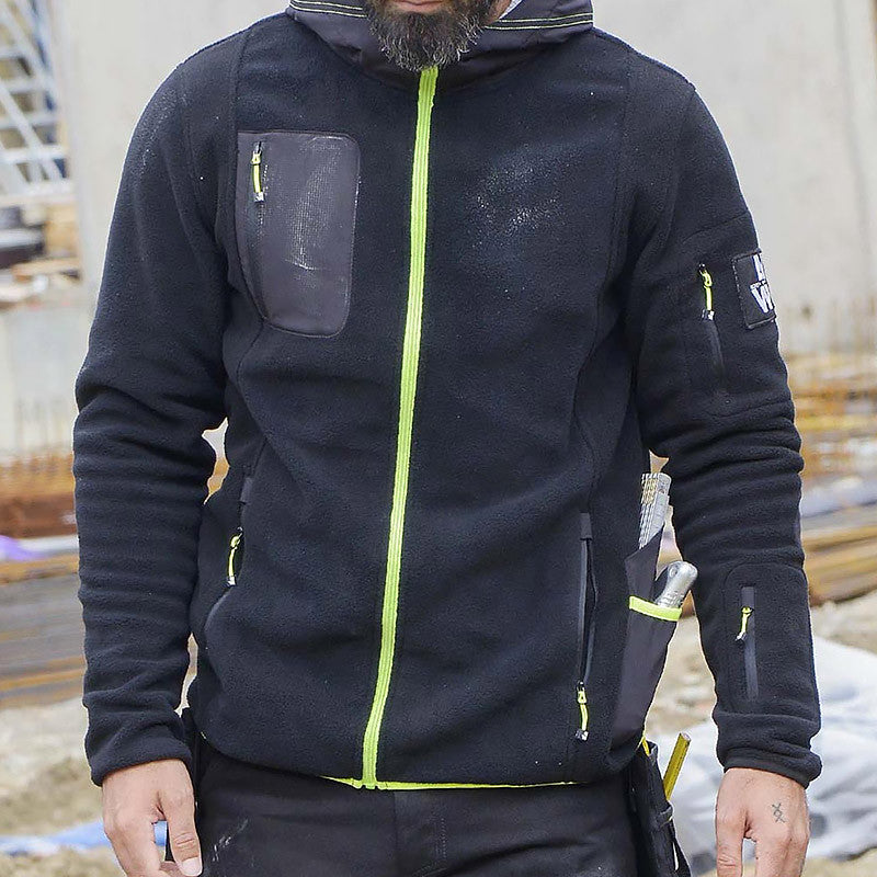 Gilet de travail NORTH WAYS Alder Camel Noir