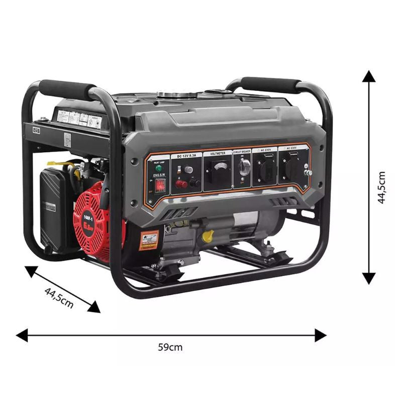 Groupe électrogène GRAPHITE 58G904 - 2 000 / 2 200W - 15L