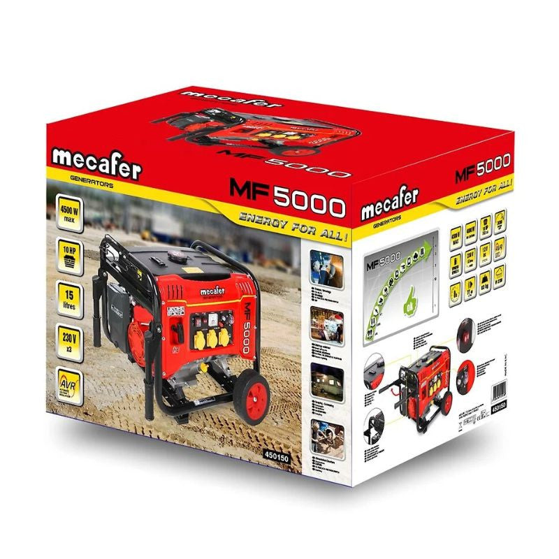 Groupe électrogène MECAFER MF5000 - 4500W - 10HP