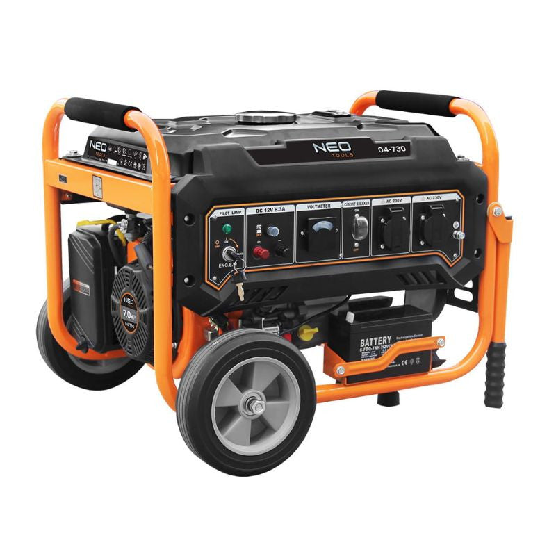 Groupe électrogène NEOTOOLS 04-730 - 2 800 / 3 000W - 15L