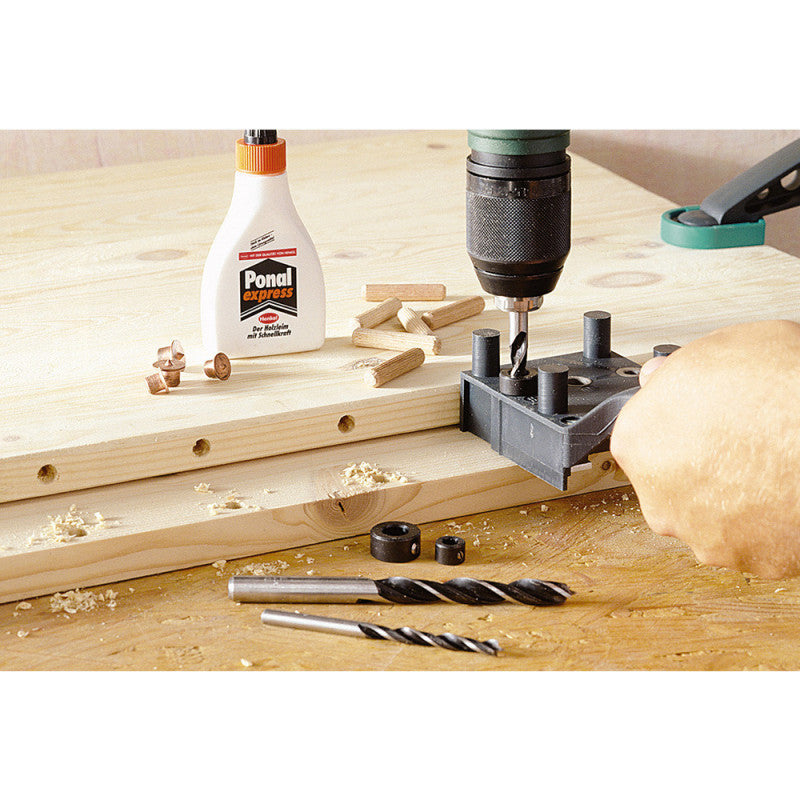 Guide de chevillage bois à main levée WOLFCRAFT 4640000