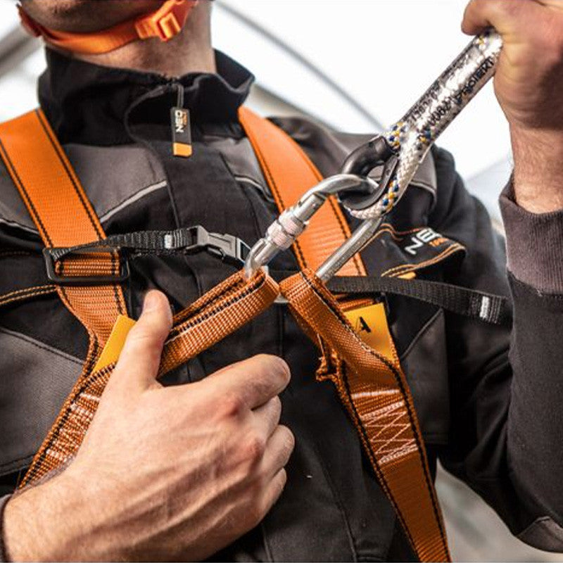 Harnais de sécurité NEOTOOLS 97-101 - absorbeur de choc + ligne de vie 2m + sac de transport