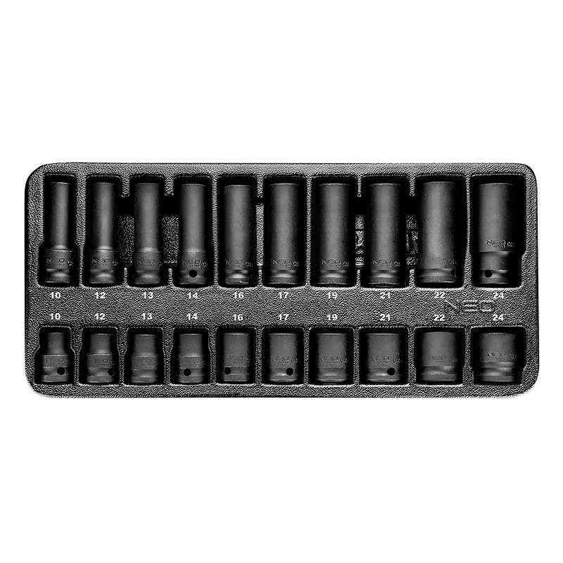 Insert douilles à chocs 1/2 NEO TOOLS 84-241 20 pièces