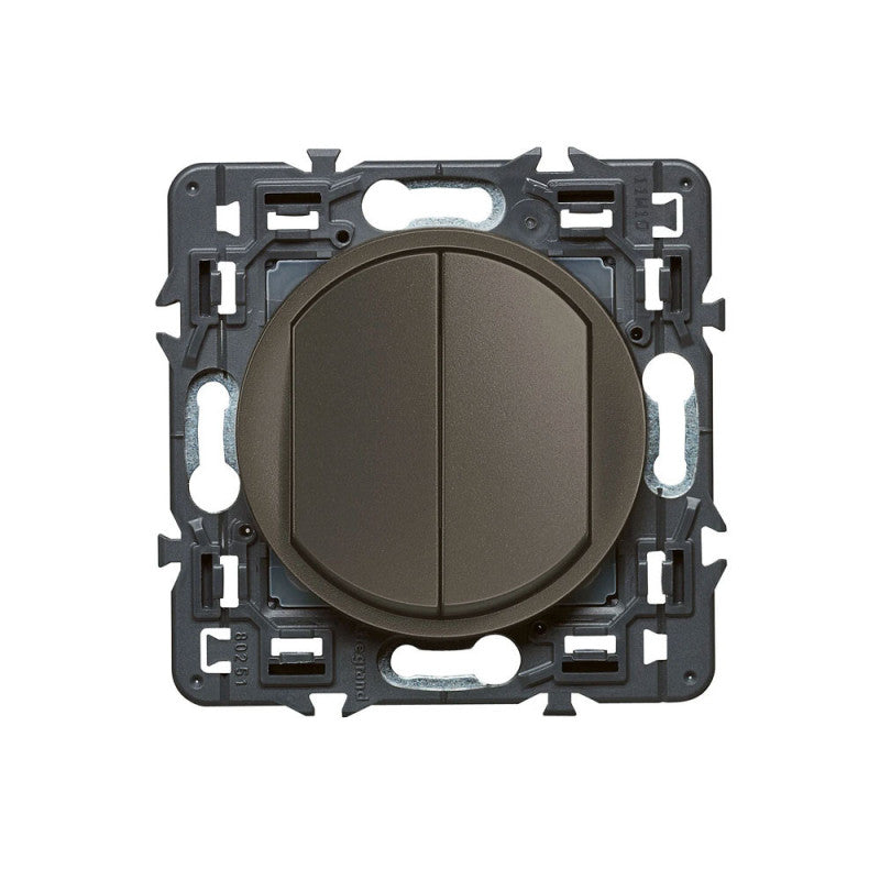 Interrupteur va-et-vient LEGRAND Céliane Soft 230V graphite