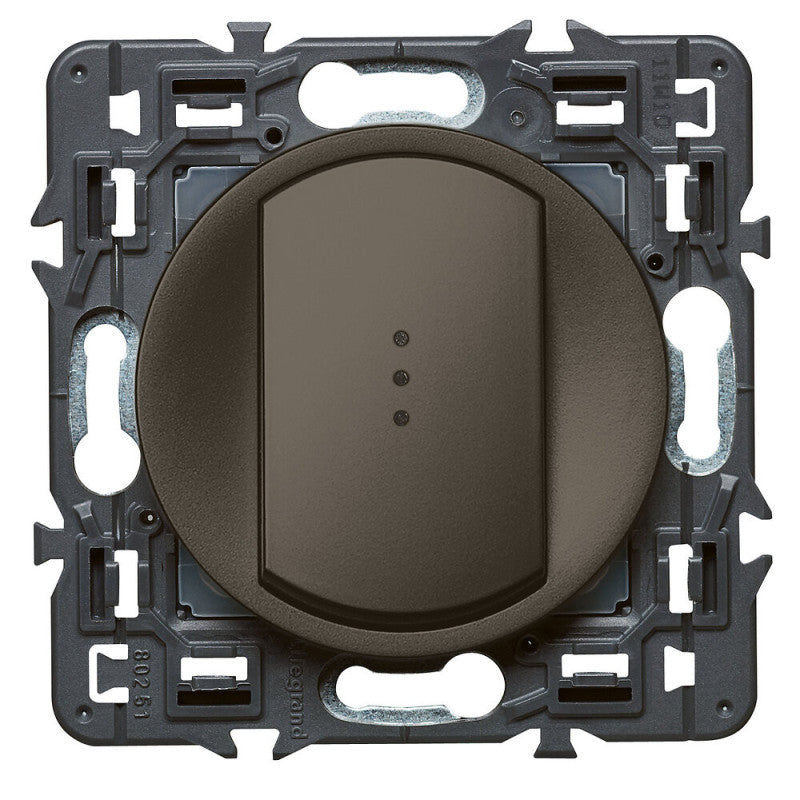 Interrupteur va-et-vient témoin céliane Soft 10A -graphite