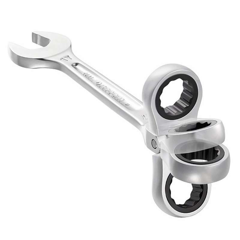 Jeu de 10 clés mixtes à cliquet articulées FACOM 467BF.JP10PB 8 à 19 mm