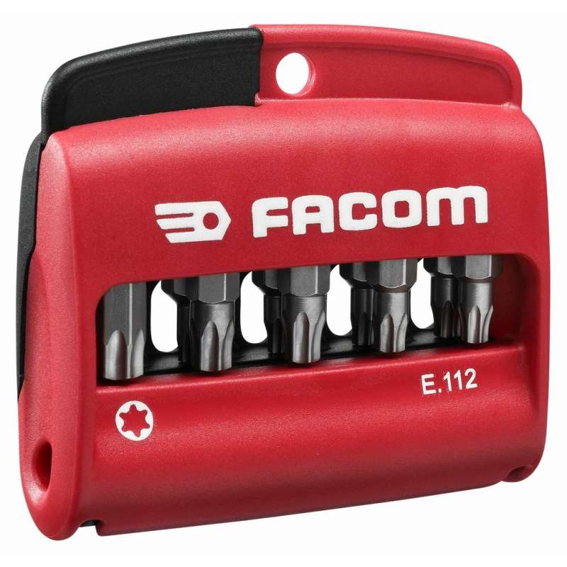 Jeu de 10 embouts de vissage FACOM E.112PB TORX 1/4"