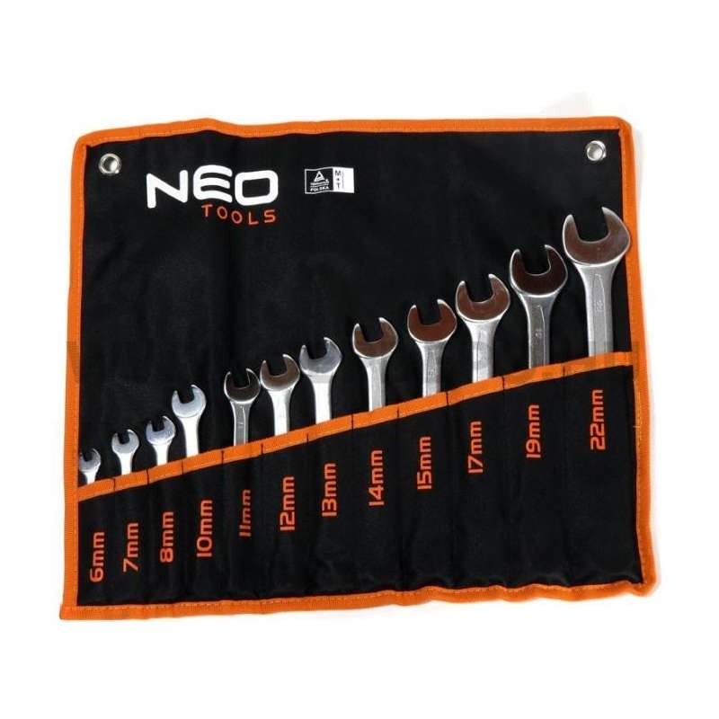 Jeu de 12 clés mixtes 6 - 22 mm NEO TOOLS 09-752