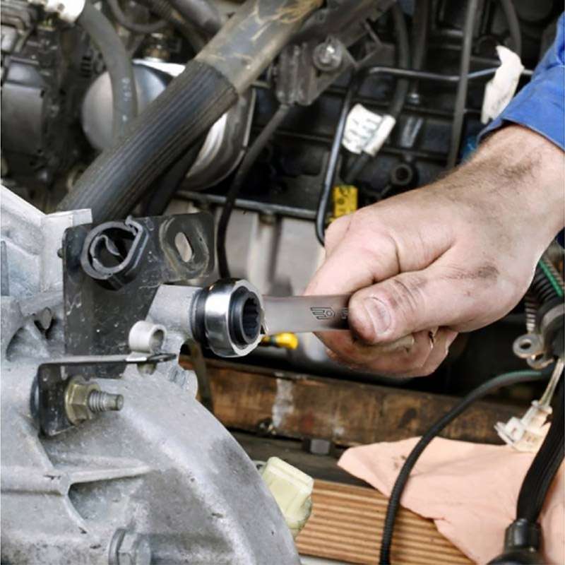 Jeu de 2 clés polygonales à cliquet droites FACOM 64C.J2PB angle 5°