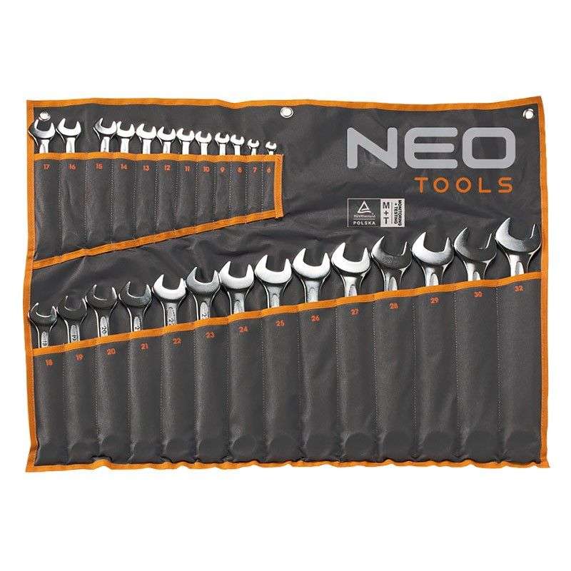 Jeu de 26 clés mixtes à profil cannelé Spline NEO TOOLS 09-754 (6-32mm)