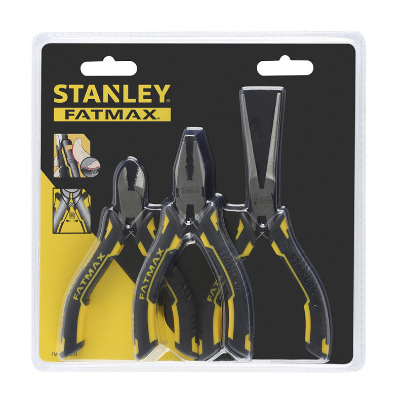 Jeu de 3 mini pinces STANLEY FATMAX