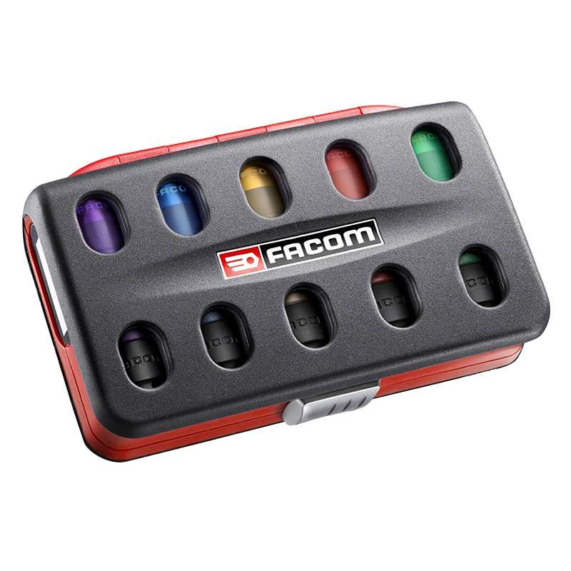 Jeu de 5 douilles longues pour clés à chocs 1/2" FACOM NSI.5LPB