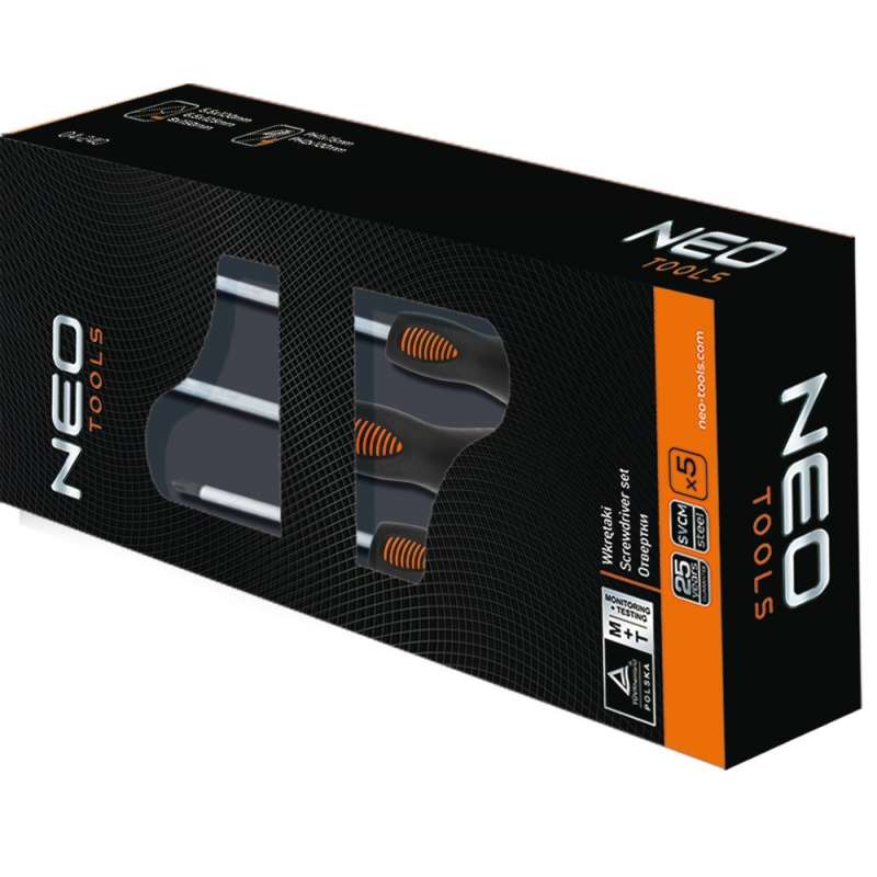 Jeu de 5 Tournevis NEO TOOLS 04-240