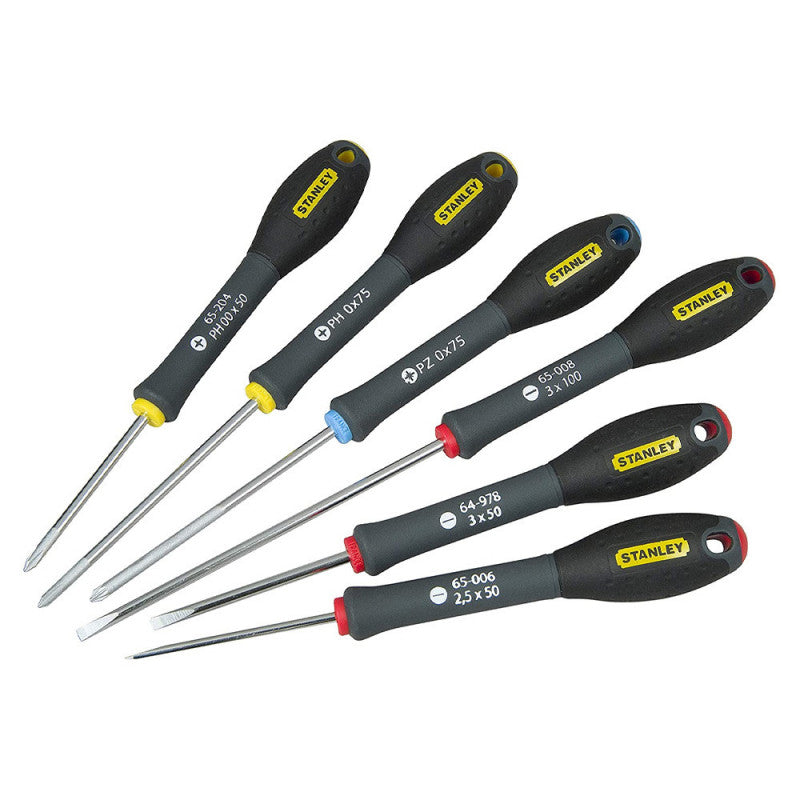Jeu de 6 tournevis de précision STANLEY FATMAX