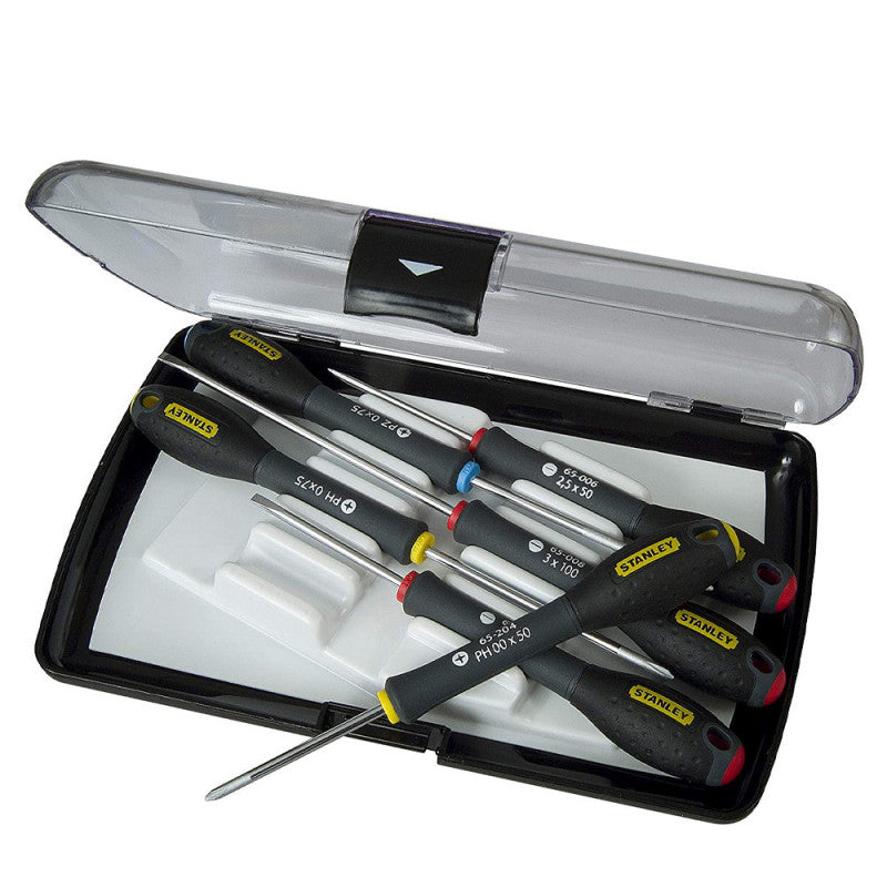 Jeu de 6 tournevis de précision STANLEY FATMAX