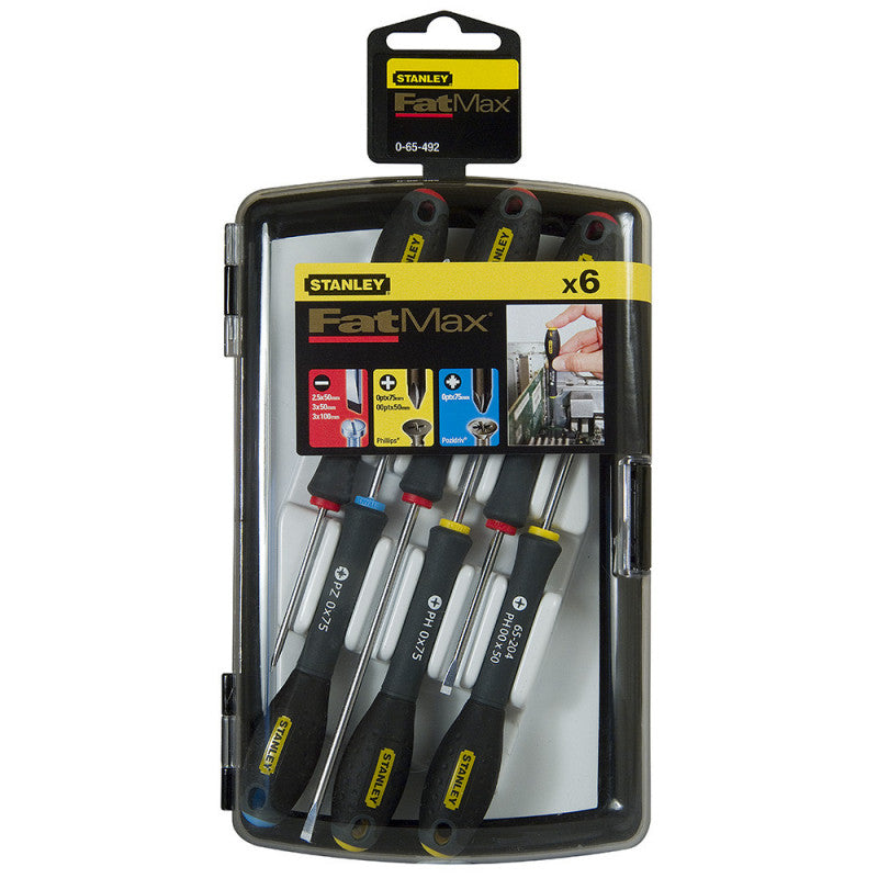 Jeu de 6 tournevis de précision STANLEY FATMAX