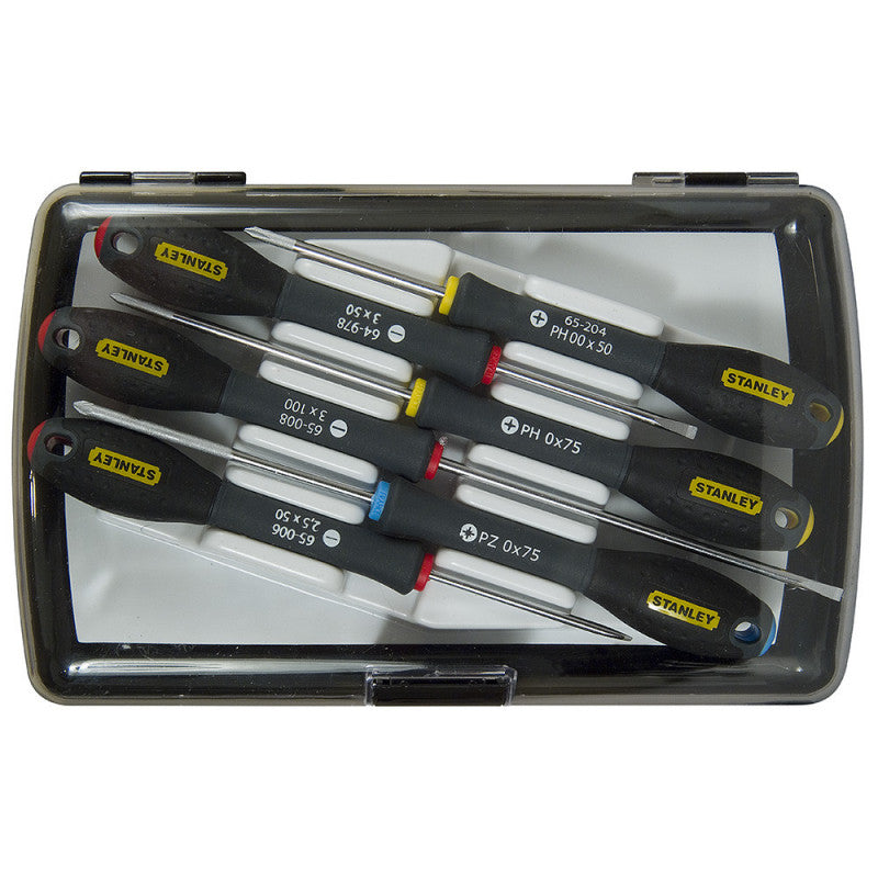 Jeu de 6 tournevis de précision STANLEY FATMAX