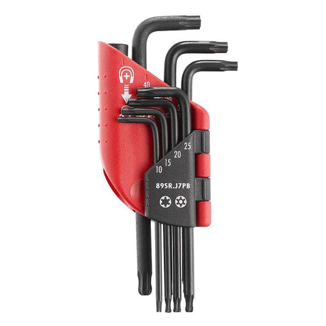 Jeu de 7 clés mâles Torx/Resistorx FACOM 89SR.J7PB 10 à 40 mm