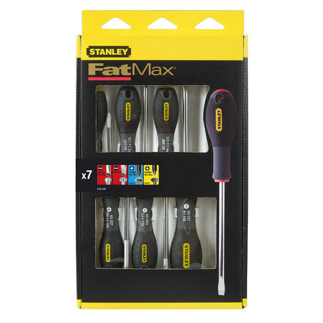 Jeu de 7 tournevis STANLEY 0-65-438 FATMAX elec + meca - ph + pozidriv