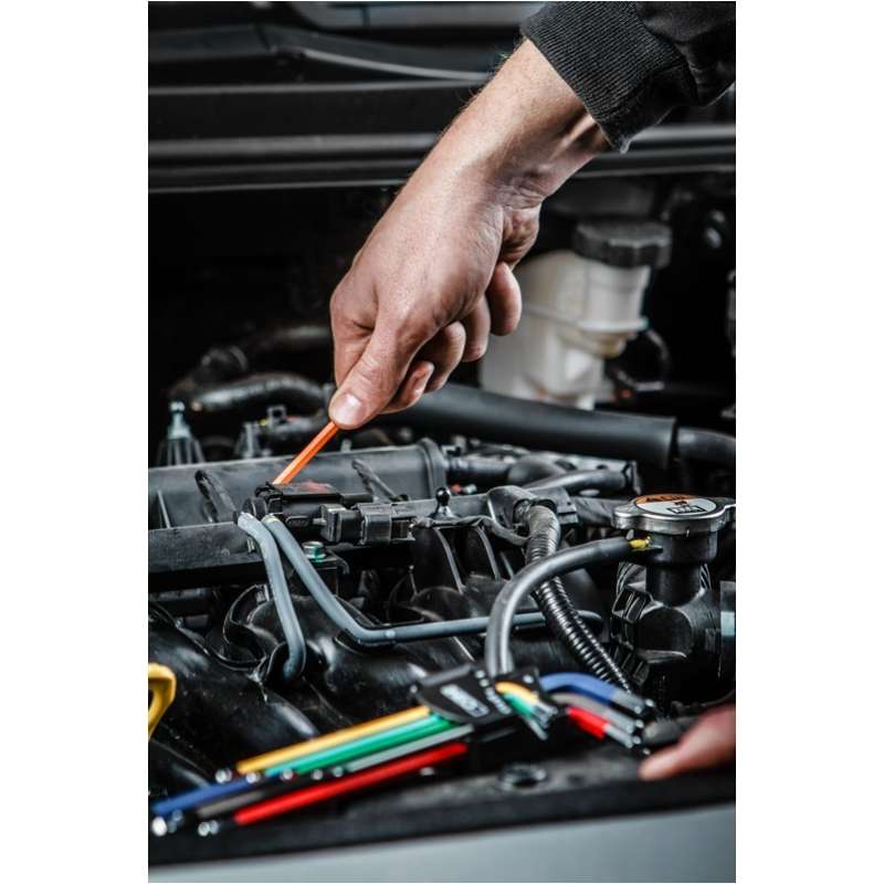 Jeu de 9 Clés Allen Colors Taille 1,5 à 10 mm NEO TOOLS 09-512