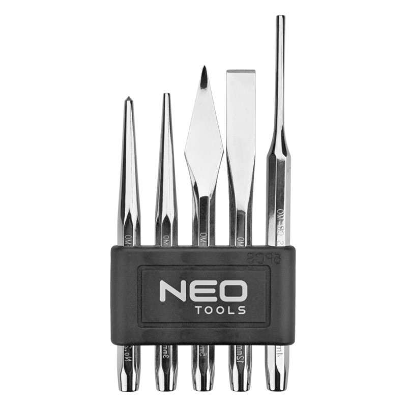 Jeu de poinçon, burins et chasse-goupilles NEO TOOLS 33-060