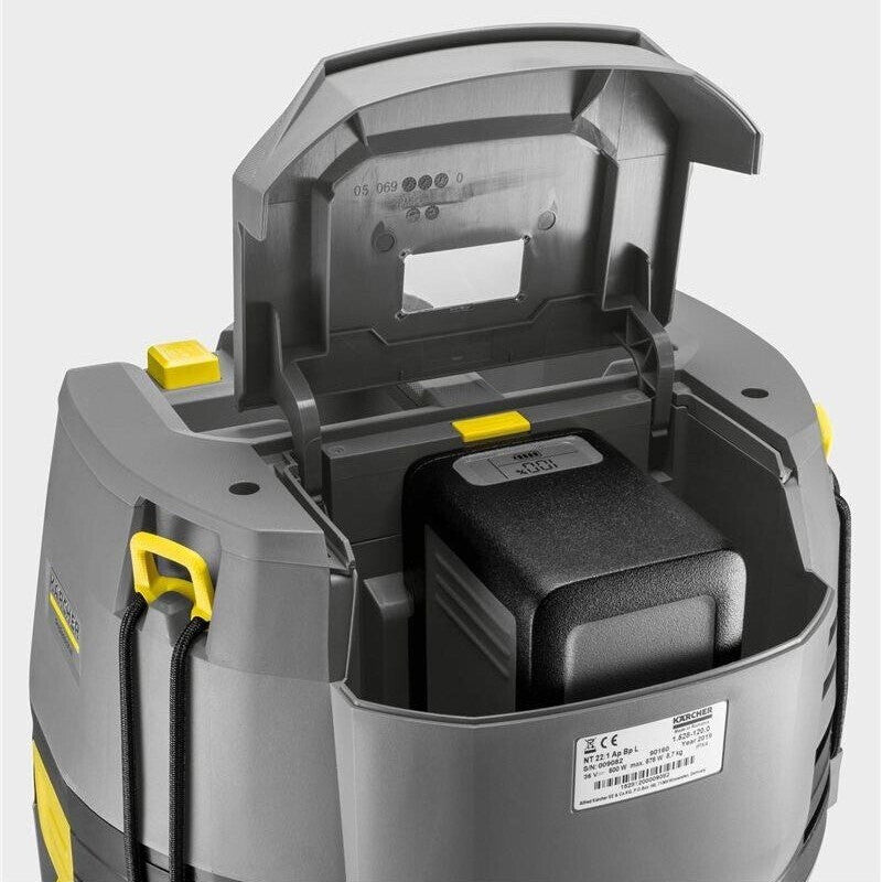 Aspirateur eau et poussières à batterie 36V NT 22/1 Ap Bp L *INT - KÄRCHER PRO - 1.528-130.0 Classe L (vendu sans batterie)