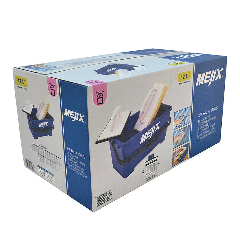 Kit bac à joint 10L taloches éponge et caoutchouc MEJIX 185930