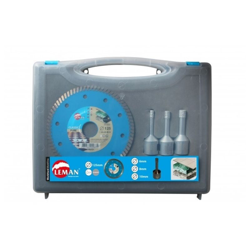 Kit carrelage spécial meuleuse LEMAN KITCAR.125
