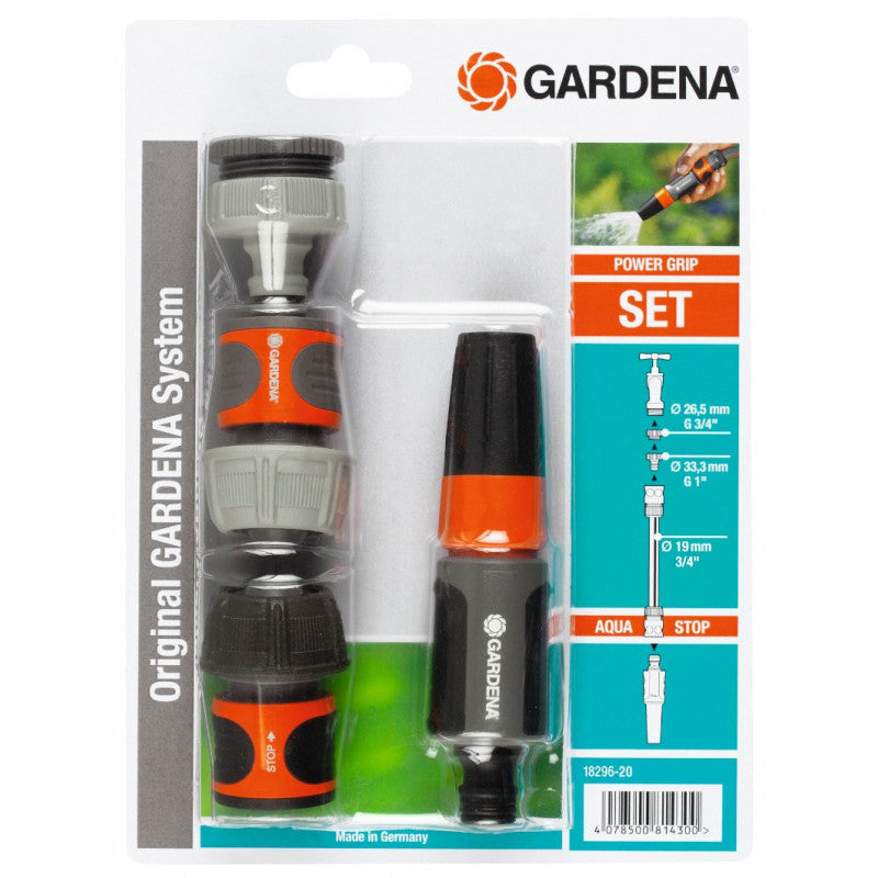 Kit complet d'accessoires d'arrosage Ø19mm (3/4") GARDENA 18296-20