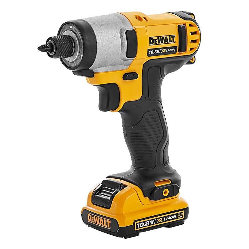 Pack 2 outils 18V DEWALT DCK211D2T-QW : perceuse DCD710 et boulonneuse DCF815 avec coffret et 2 batteries 2,0 Ah