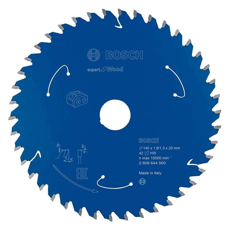 Lame BOSCH 2608644500\tBois Ø 140 mm 42 dents pour Scie circulaire