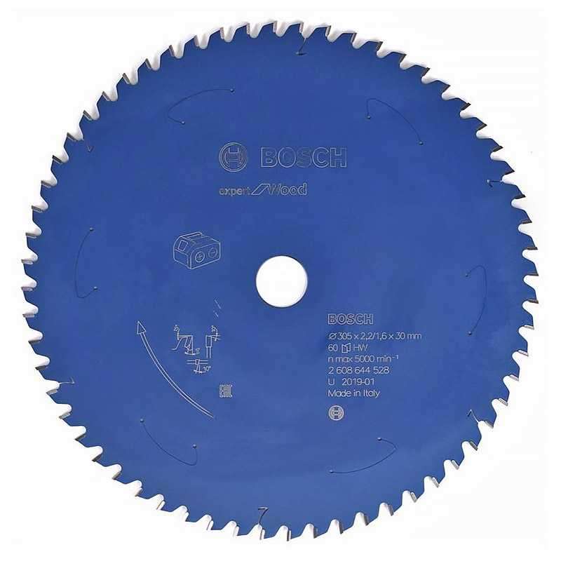 Lame BOSCH 2608644528 Bois Ø 305 mm 60 dents pour Scie circulaire