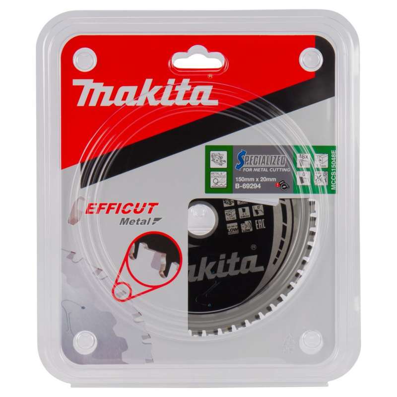 Lame carbure Inox et Métal Specialized MAKITA B-47058 Ø 150 mm