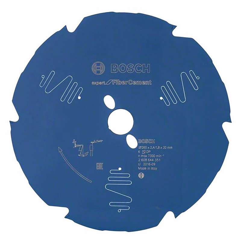 Lame de scie circulaire BOSCH Professional Expert for Fibre Cement Ø 260mm